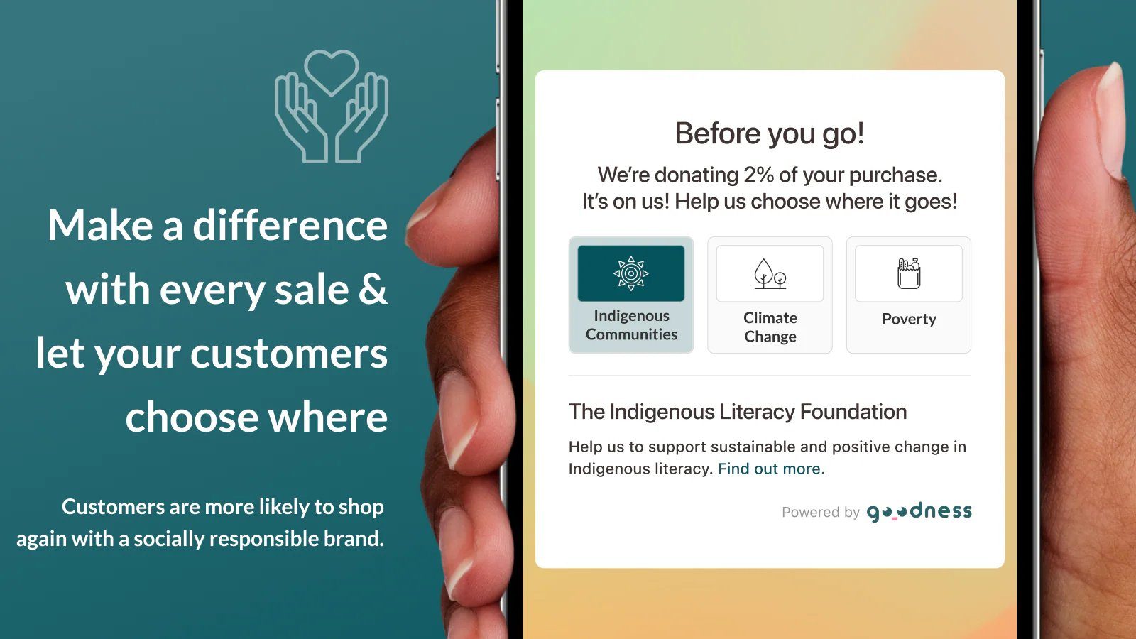 We Are Goodness, the donation platform founded by Edward Cameron